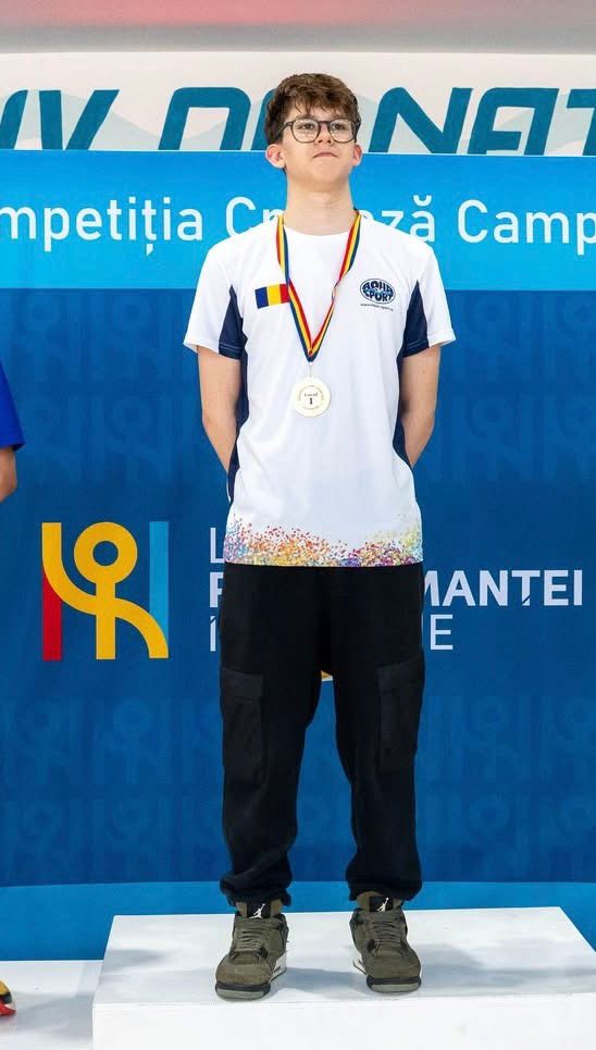 Sportiv Tudu pe podium — Locul 1 competiție națională
